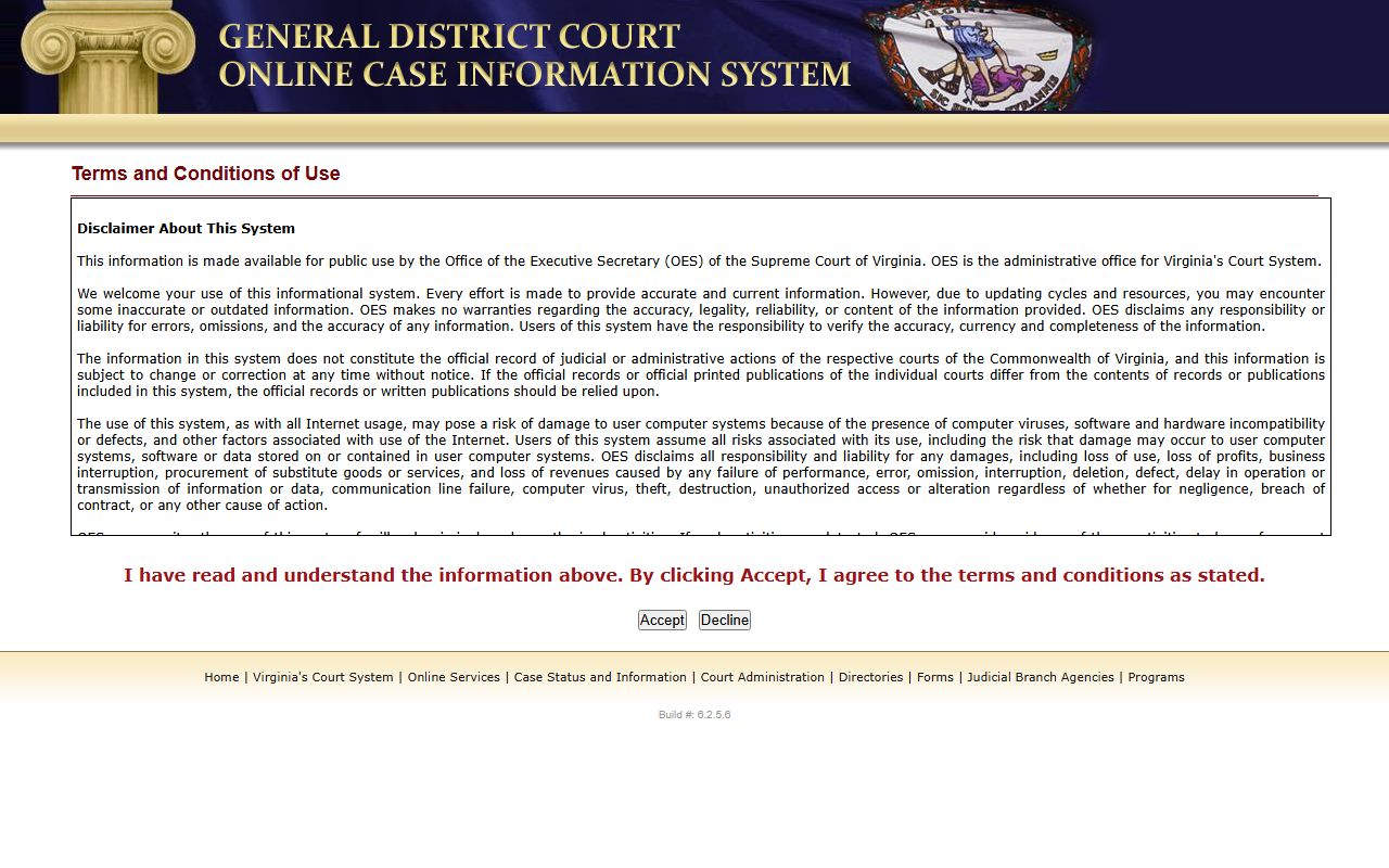 Henrico County General District Court case information and payment system